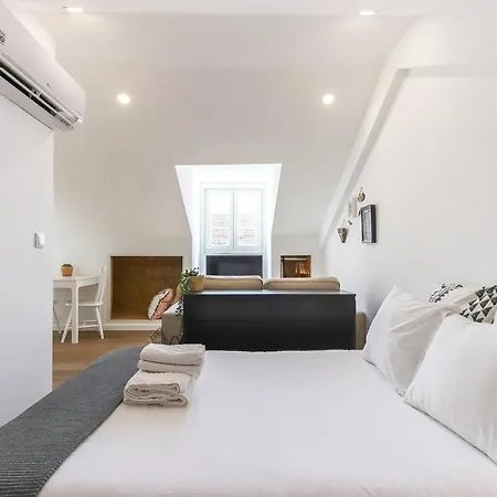 아파트 Cais Sodre Stylish Loft By Homing *